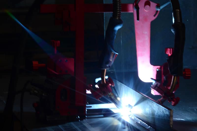 Soudure à double torche